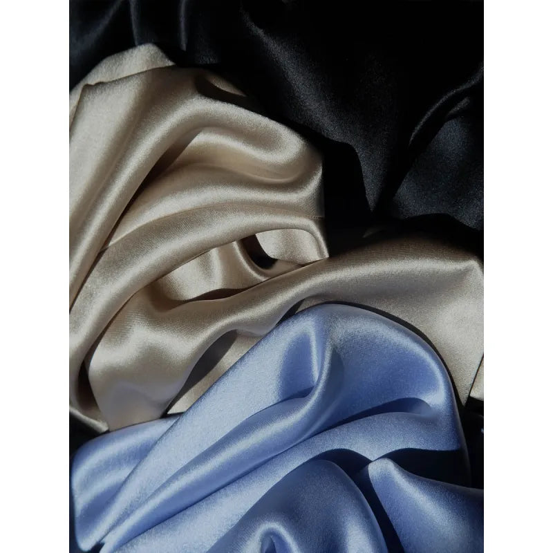 Women's Elegant Triacetate Satin Casual Elastic Waist Skirt - ChoreGirl