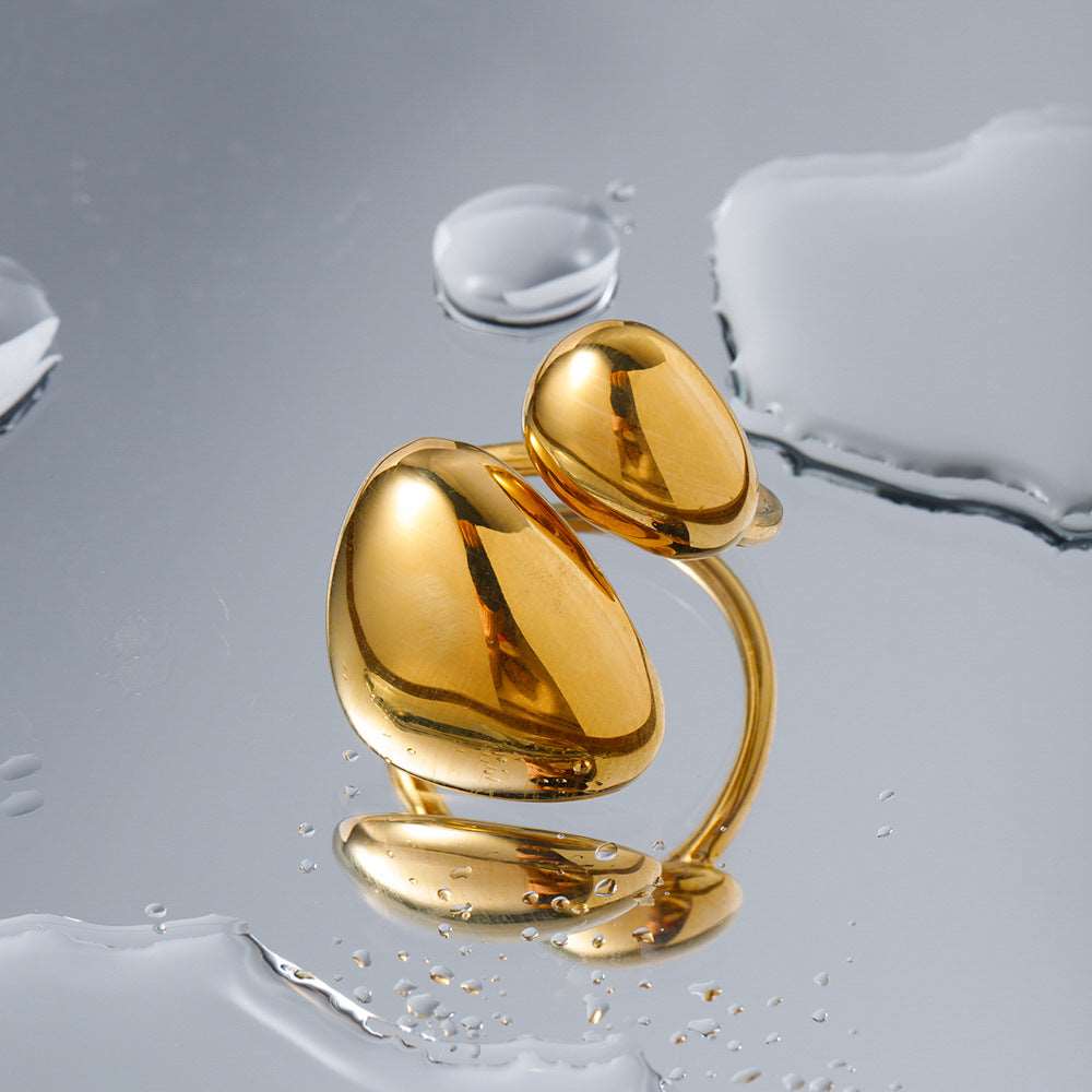 Women's Elegant Non-fading Open Ring - One Size - ChoreGirl