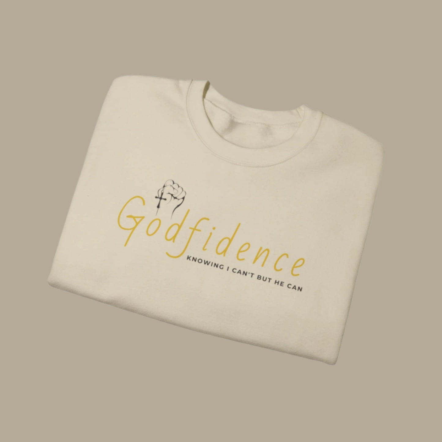 Custom Unisex Godfidence Heavy Blend Crewneck Sweatshirt | PERSONALIZED - ChoreGirl