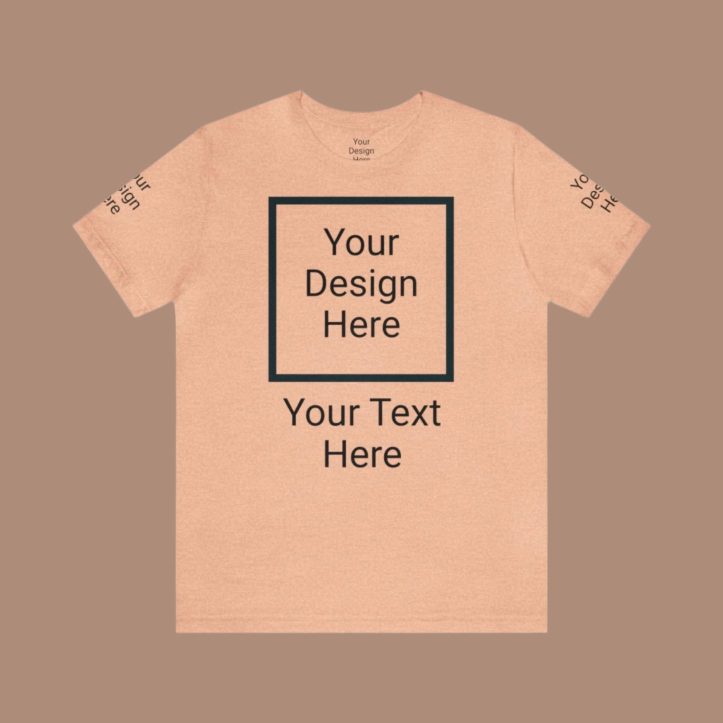 Custom Unisex Personalized Jersey Short Sleeve Tee T-Shirt | Bella+Canvas 3001 | PERSONALIZED - ChoreGirl