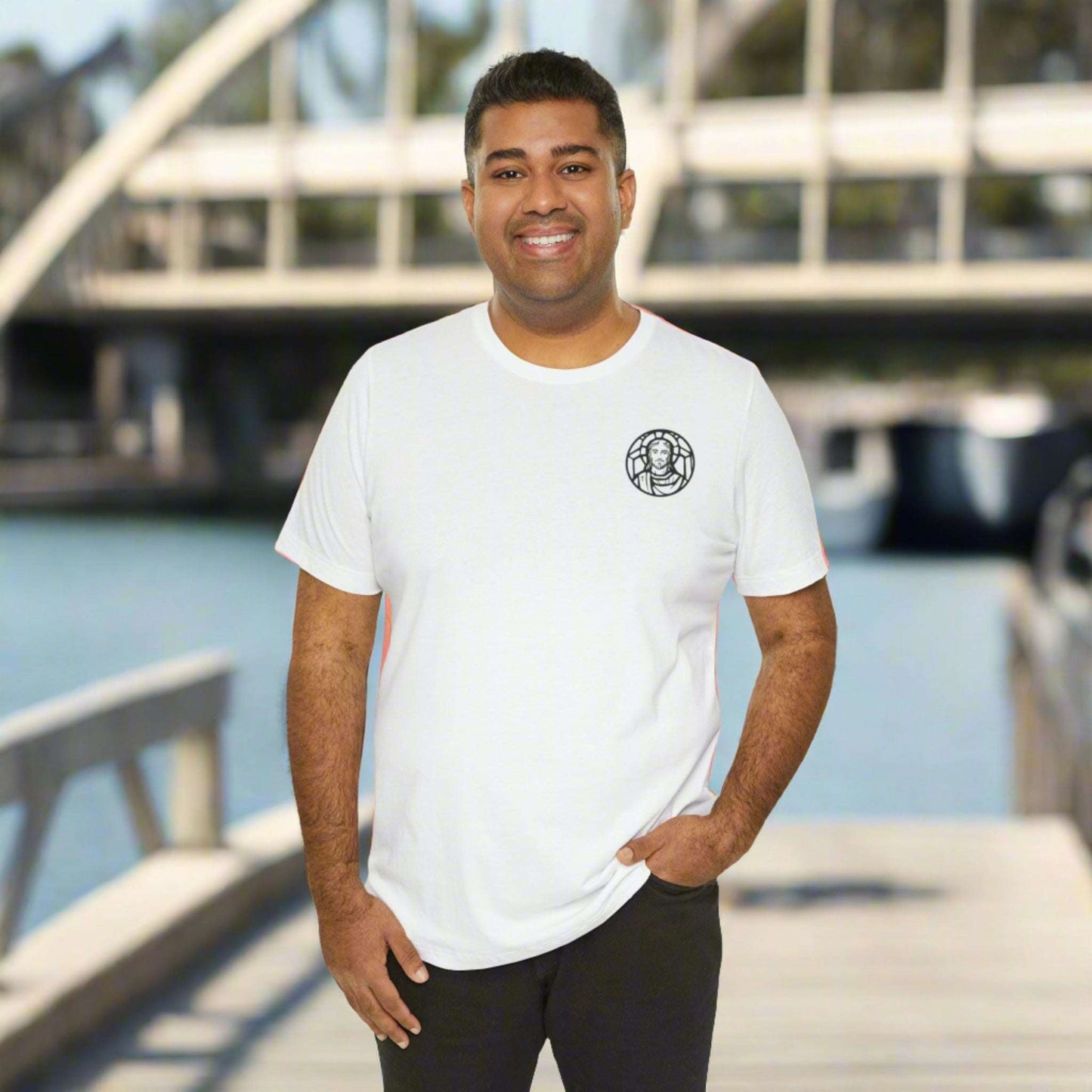 Custom Unisex Jersey Short Sleeve Tee | Celebrate Your Faith: Jesus is Love | PERSONALIZED - ChoreGirl