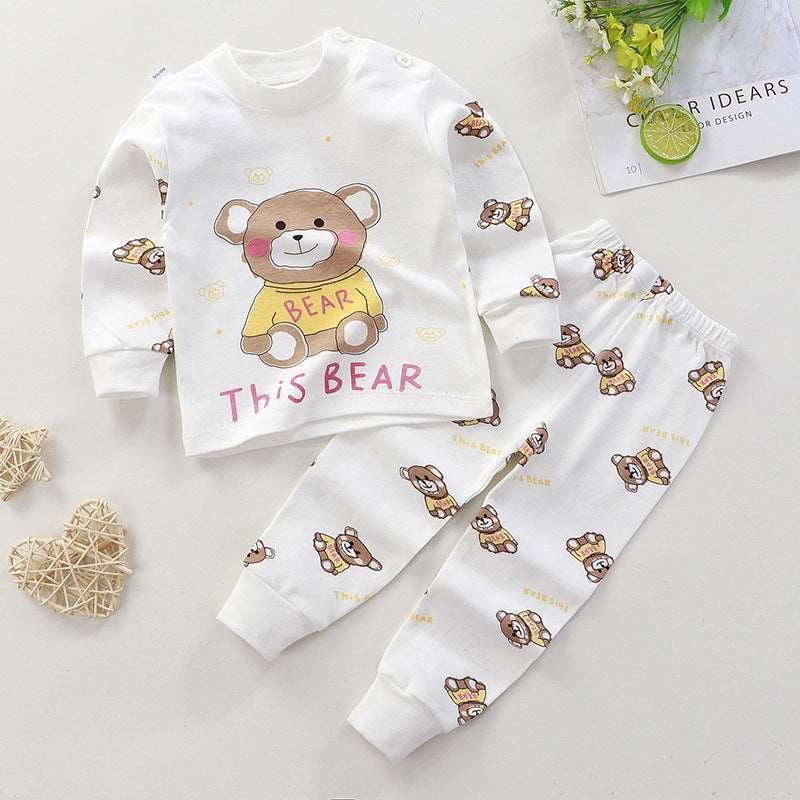 Baby Cotton Pajamas, Loungewear Two-piece Set - ChoreGirl