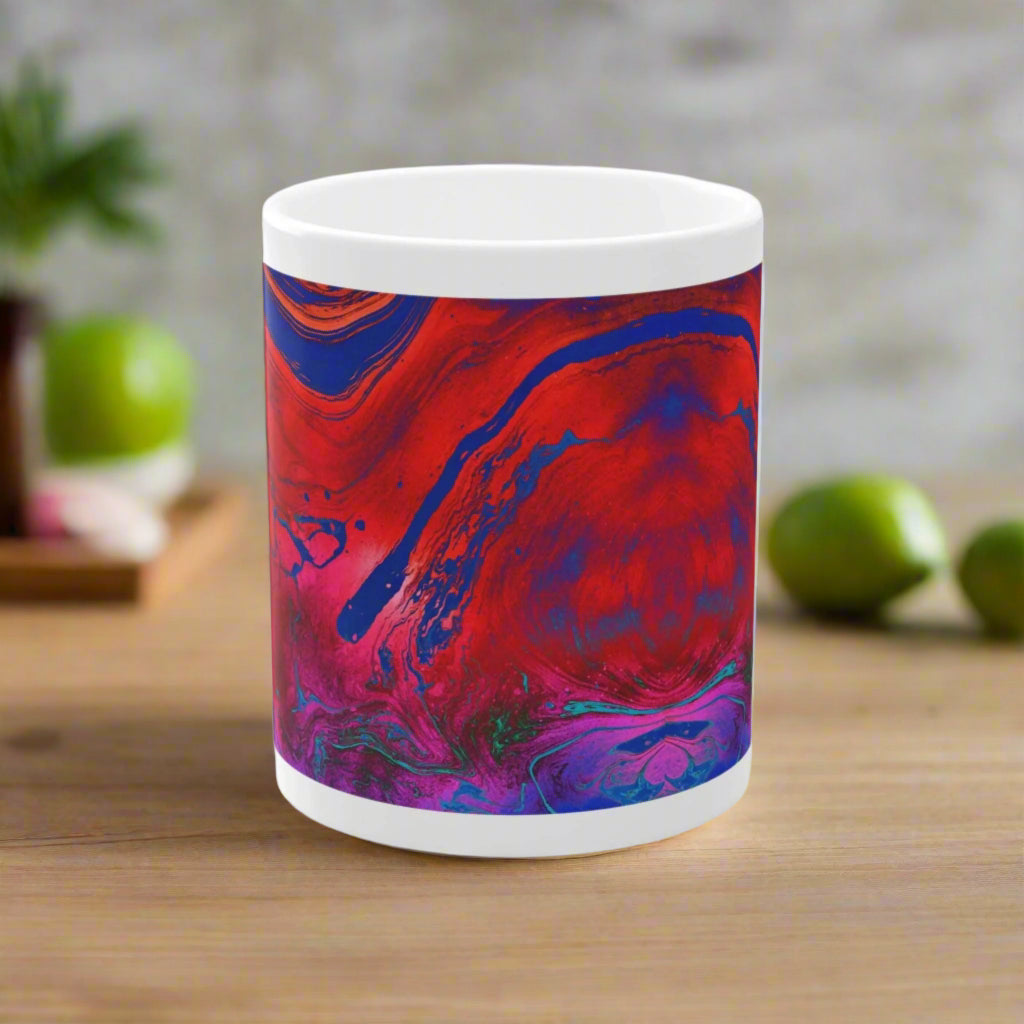 Custom Abstract Modern Design Mug, 11oz | PERSONALIZED - ChoreGirl