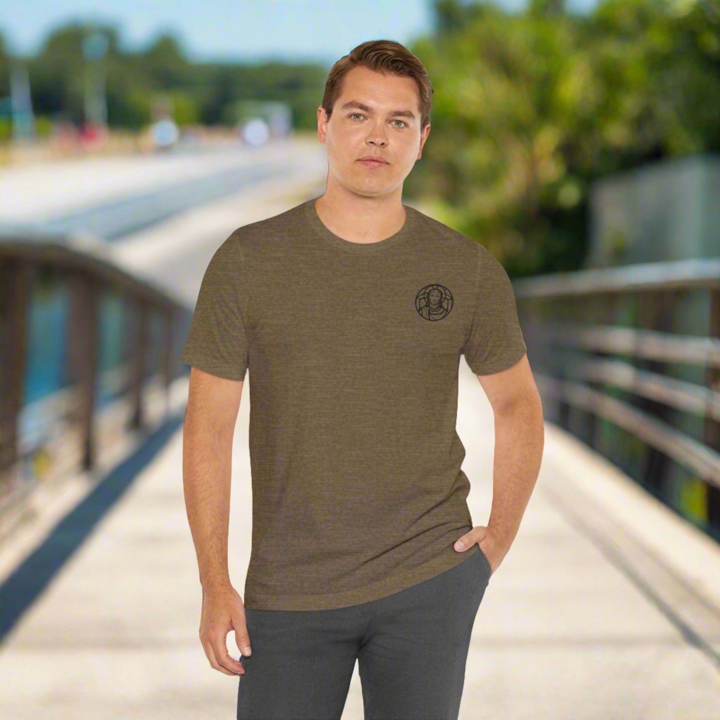 Custom Unisex Jersey Short Sleeve Tee | Celebrate Your Faith: Jesus is Love | PERSONALIZED - ChoreGirl
