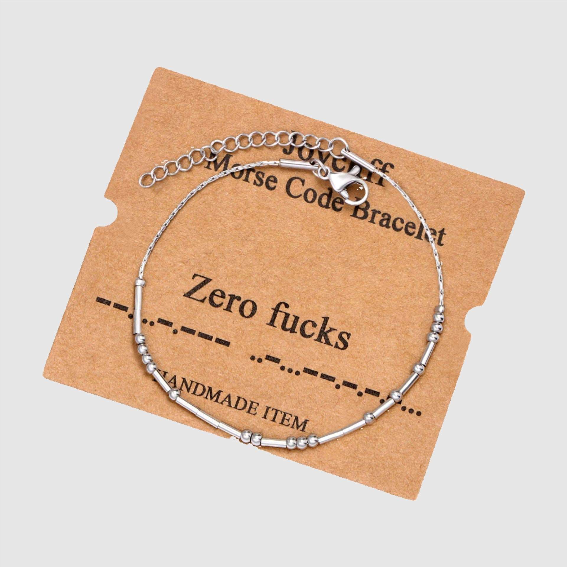 Unisex Morse Code Alphanumeric Bracelet - ChoreGirl