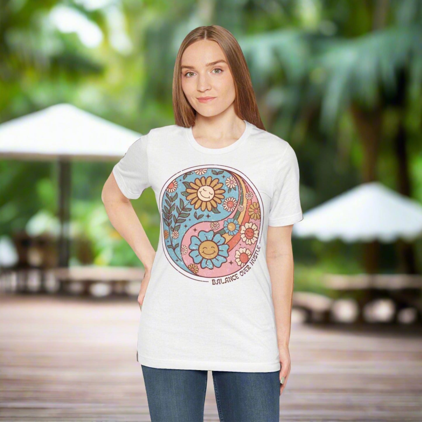 Custom Unisex Boho Jersey Short Sleeve Tee | PERSONALIZED - ChoreGirl