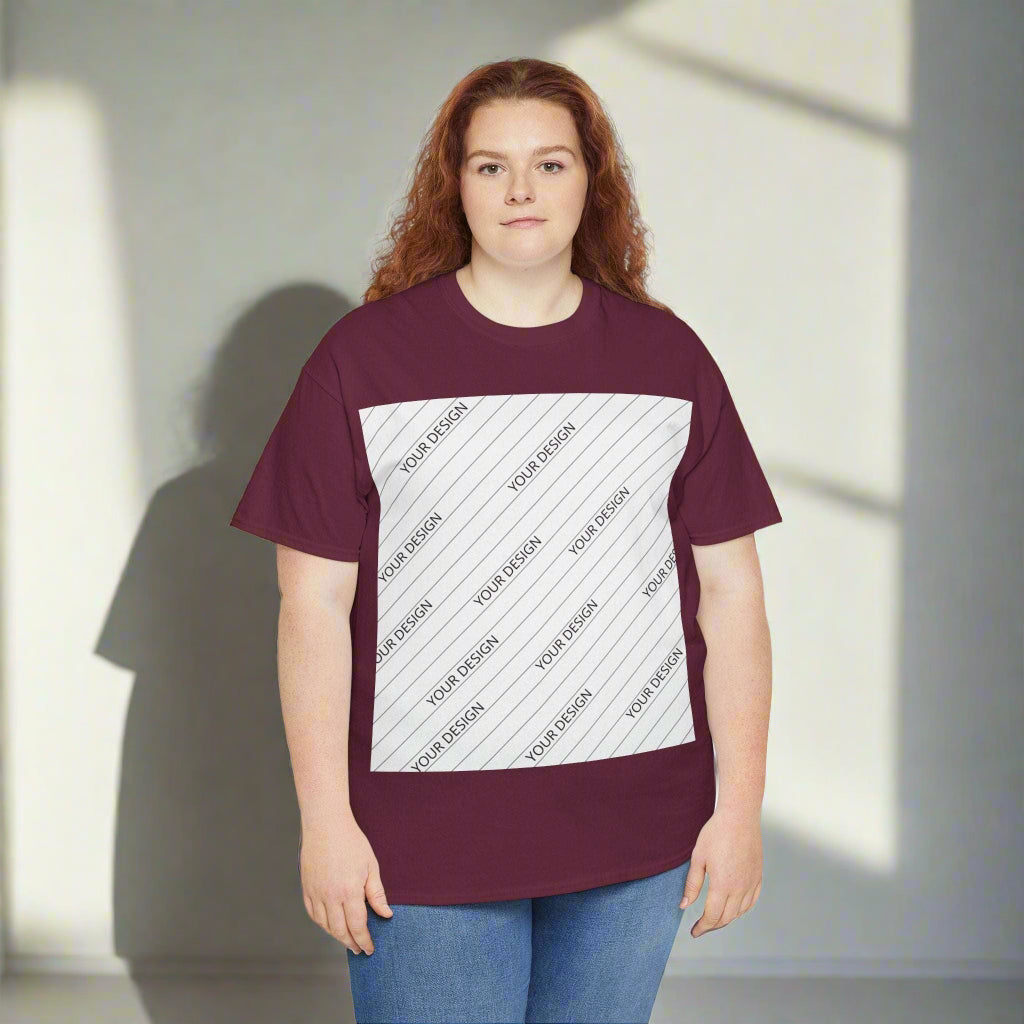 Personalized Custom Made Unisex Heavy Cotton Tee | Gildan 5000 - ChoreGirl