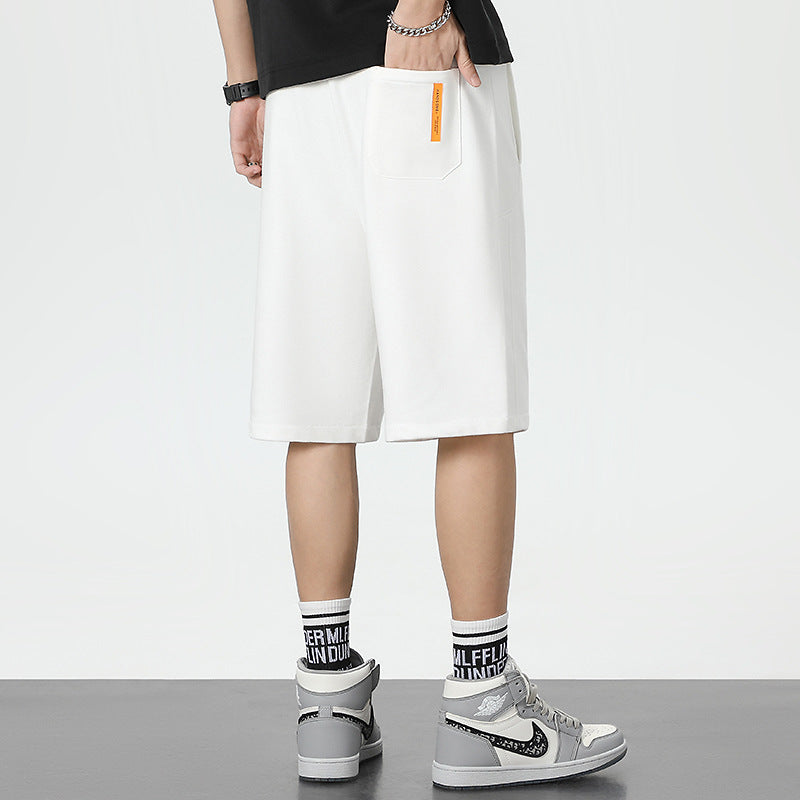 Men's Casual Loose Fit Solid Color Sports Shorts - ChoreGirl