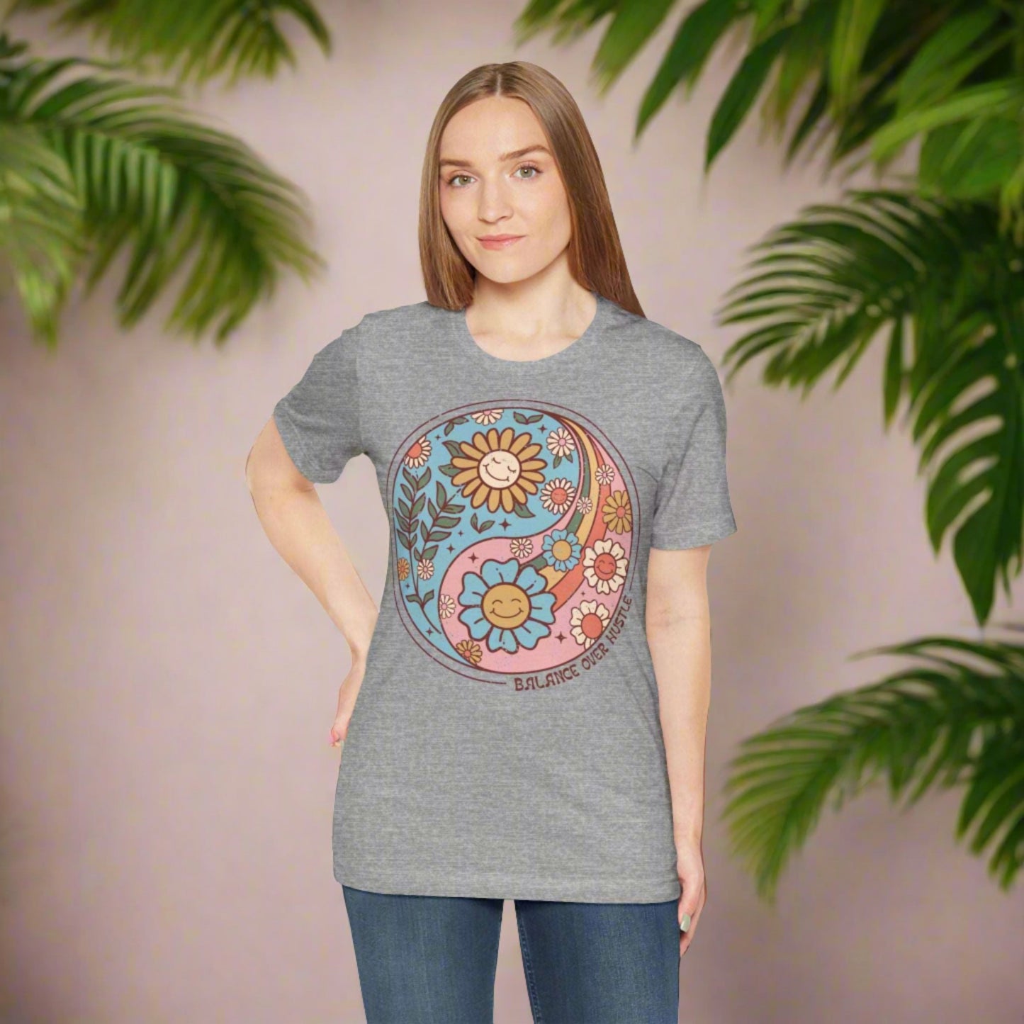 Custom Unisex Boho Jersey Short Sleeve Tee | PERSONALIZED - ChoreGirl