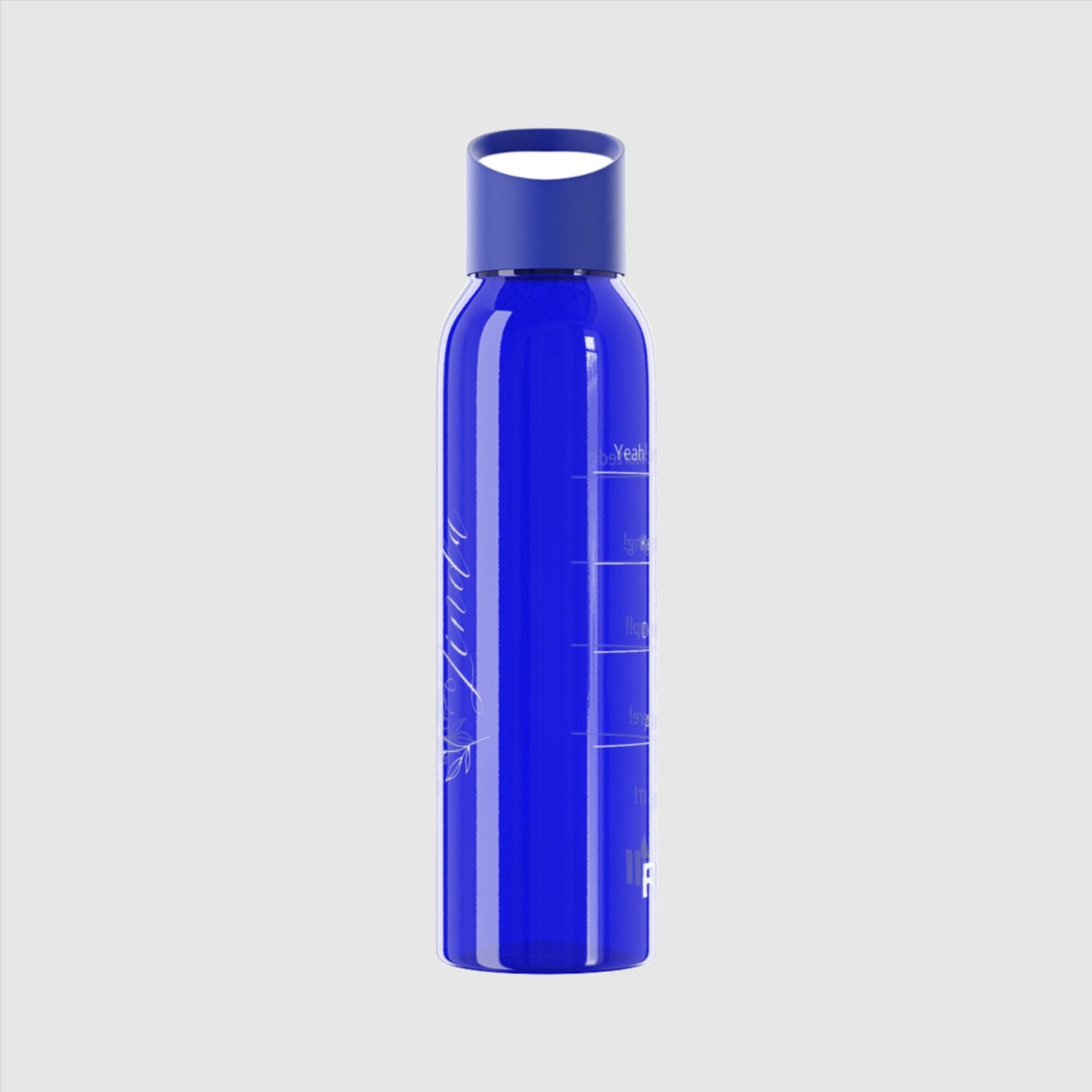 Custom Name "The Flower" Sky Water Bottle | PERSONALIZED - ChoreGirl