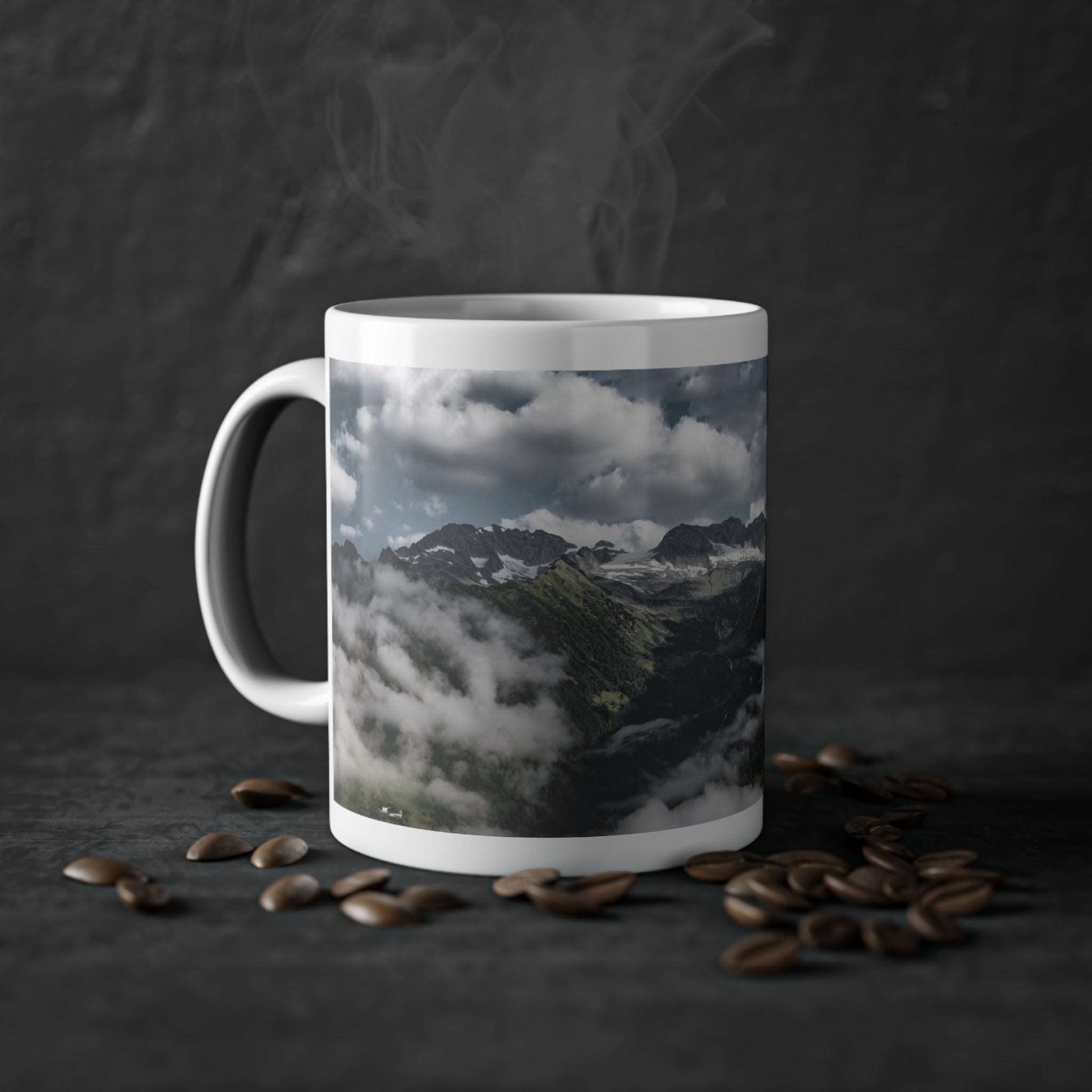 Custom Mountains Print Standard Mug | PERSONALIZED - ChoreGirl