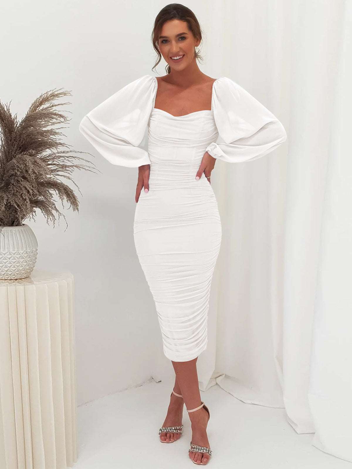 Women's Fashion Lace Stitching Tight Dress - ChoreGirl
