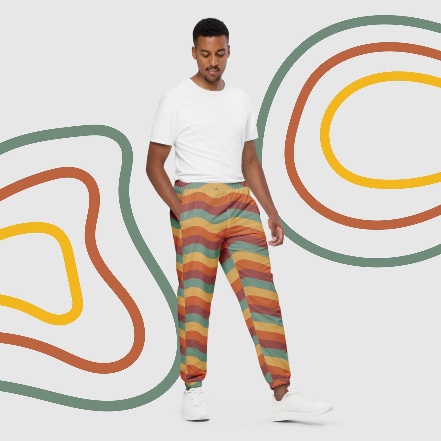 Custom Unisex Retro Vibe Track Pants | PERSONALIZED - ChoreGirl