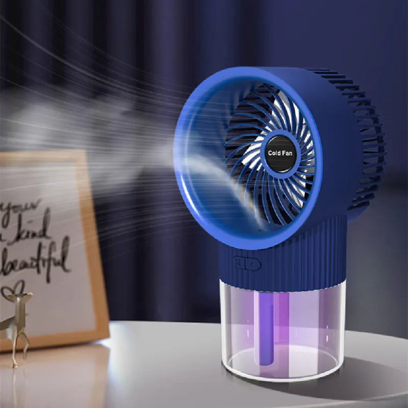 Small Portable Ice Mist Air Conditioning Fan - ChoreGirl