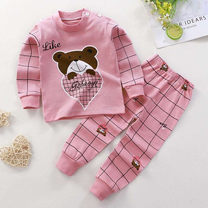 Baby Cotton Pajamas, Loungewear Two-piece Set - ChoreGirl