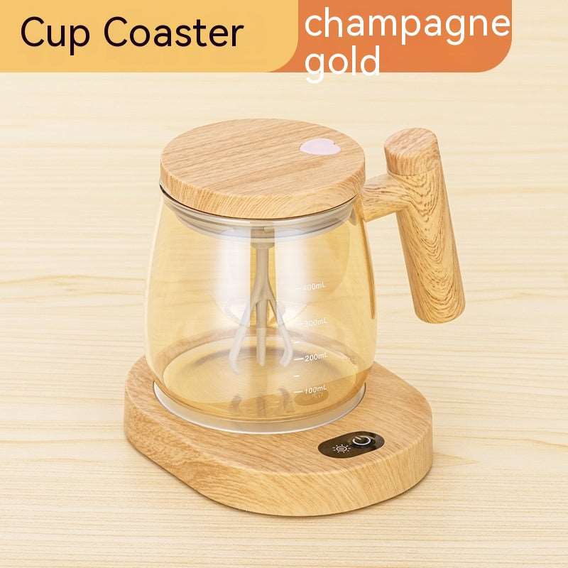 Electric 400ML Self Stirring Glass Mug - ChoreGirl