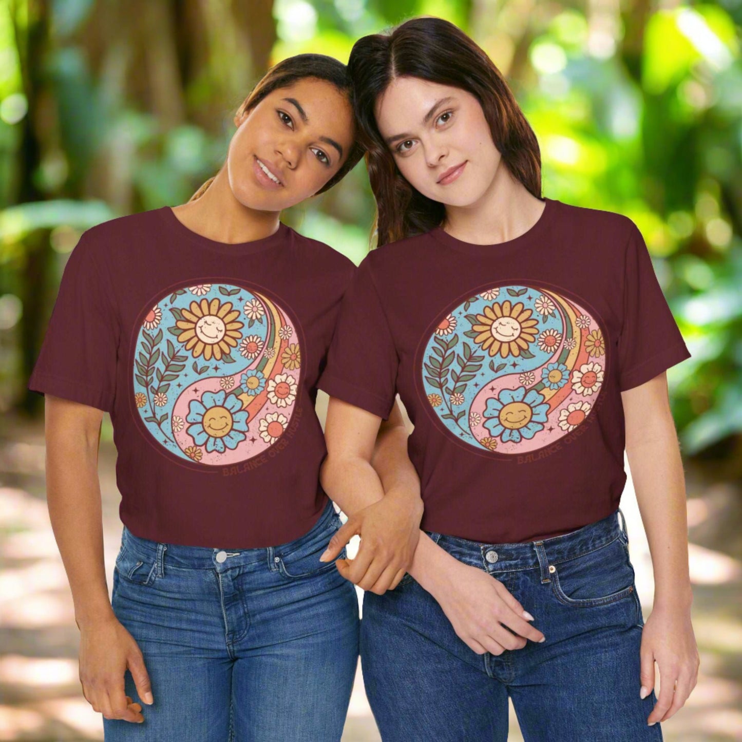 Custom Unisex Boho Jersey Short Sleeve Tee | PERSONALIZED - ChoreGirl
