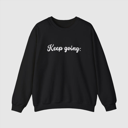 Custom 100 Reasons to Keep Going Unisex Heavy Blend Crewneck Sweatshirt | PERSONALIZED - ChoreGirl