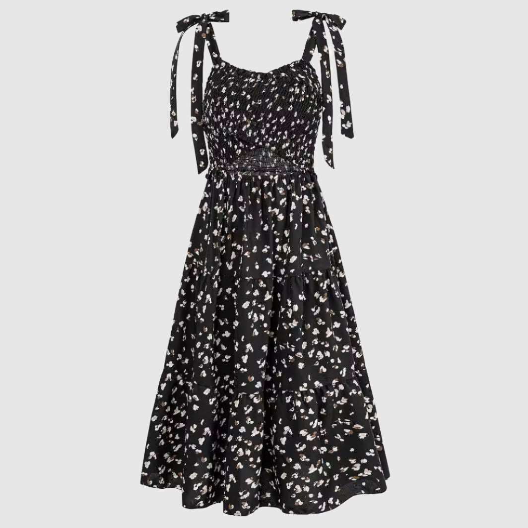 Women's Floral Printed Dress - ChoreGirl
