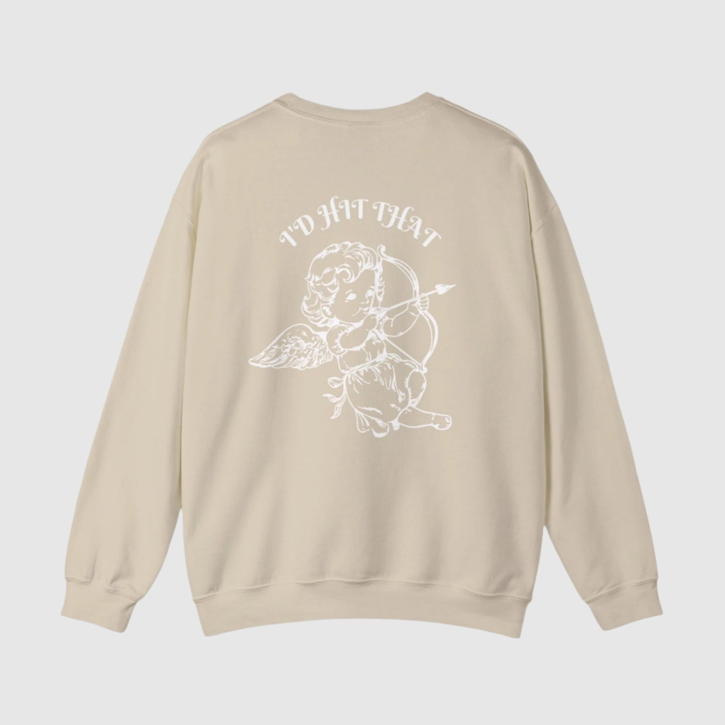 Custom Angel Cupid Crewneck Sweatshirt | Valentine's Day Special | PRE-ORDER | PERSONALIZED - ChoreGirl