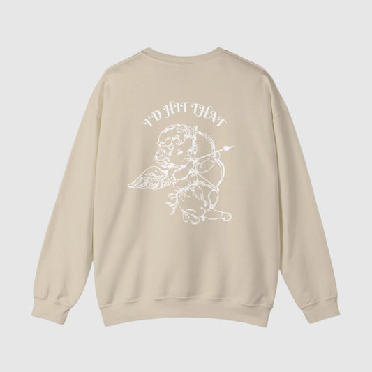 Custom Angel Cupid Crewneck Sweatshirt | Valentine's Day Special | PRE-ORDER | PERSONALIZED - ChoreGirl