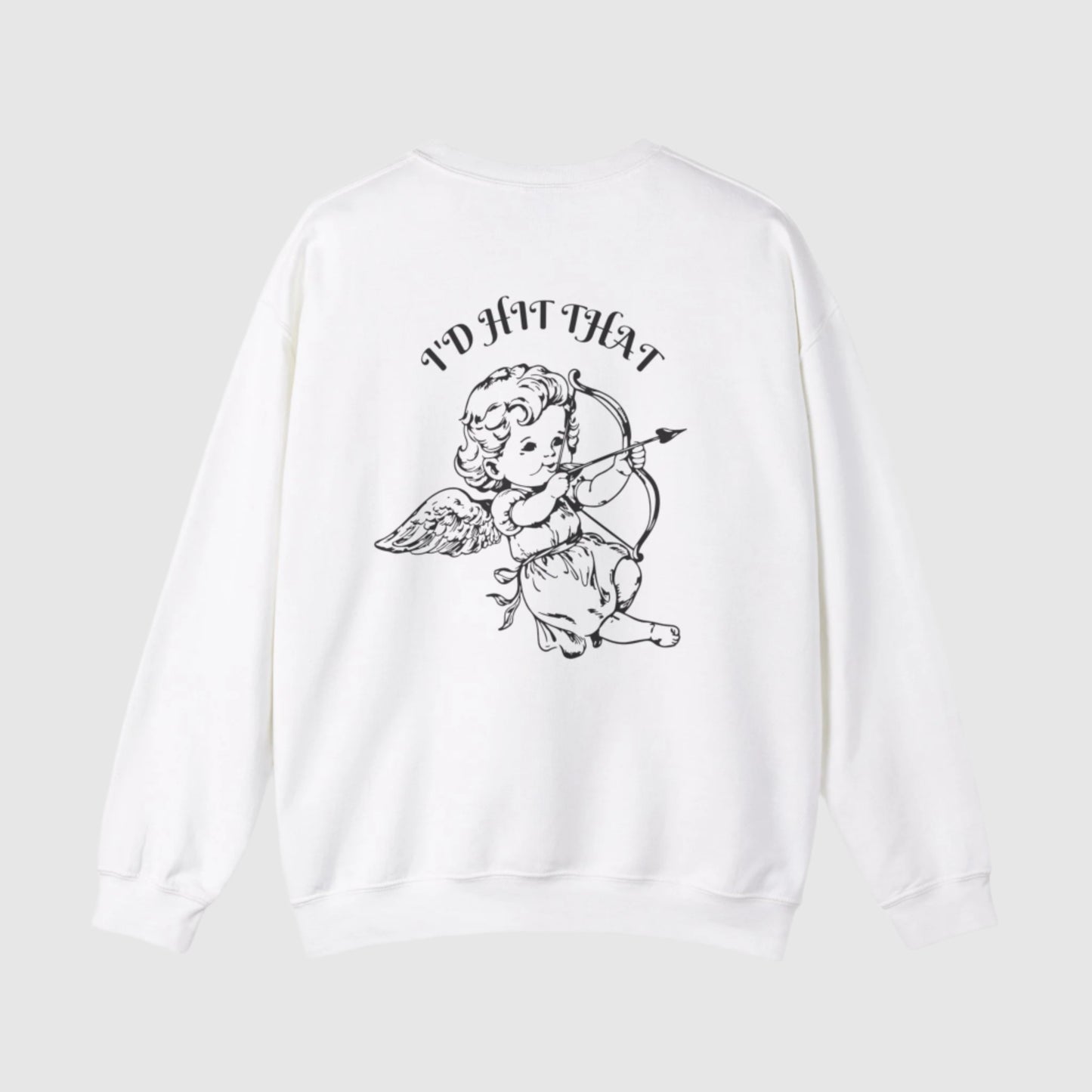 Custom Angel Cupid Crewneck Sweatshirt | Valentine's Day Special | PRE-ORDER | PERSONALIZED - ChoreGirl
