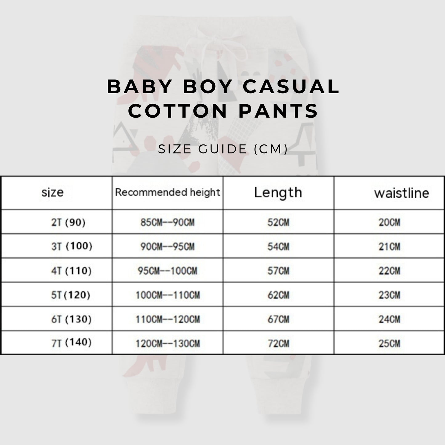 Baby Boy Casual Cotton Pants - ChoreGirl