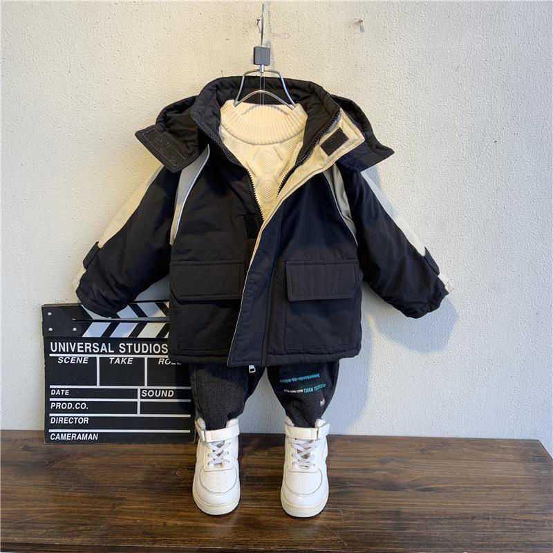 Boy Foreign-style Baby Winter Camouflage Padded Jacket - ChoreGirl