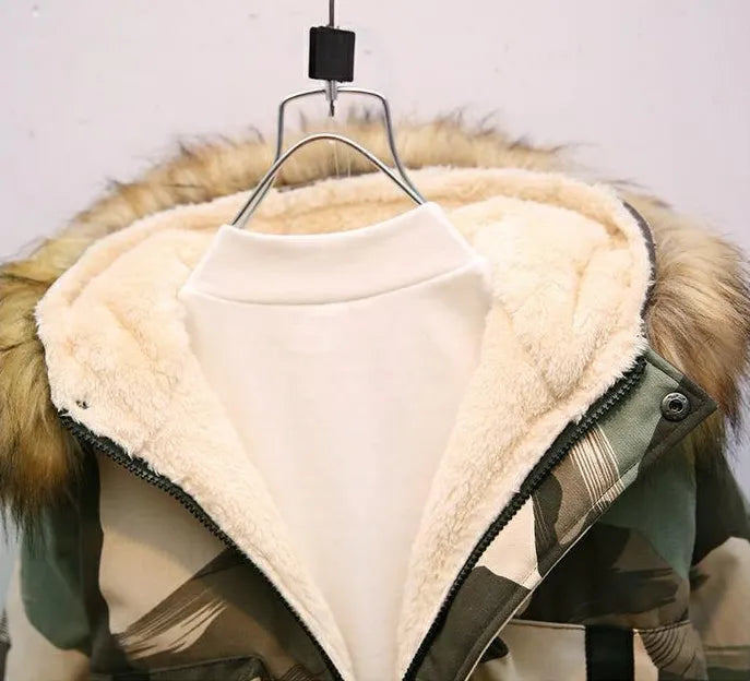 Boy Foreign-style Baby Winter Camouflage Padded Jacket - ChoreGirl