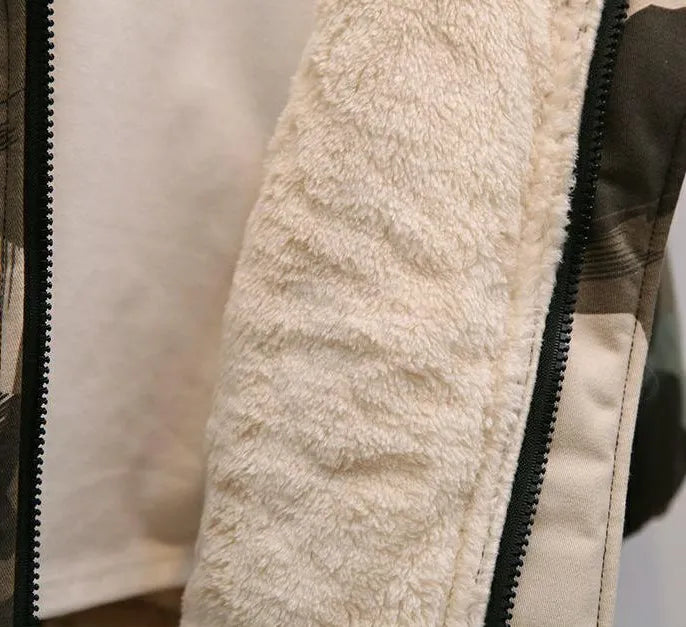 Boy Foreign-style Baby Winter Camouflage Padded Jacket - ChoreGirl