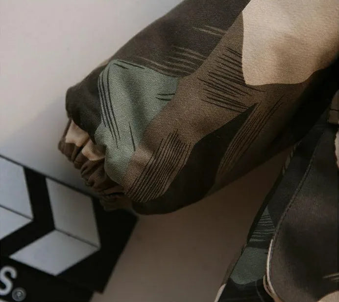 Boy Foreign-style Baby Winter Camouflage Padded Jacket - ChoreGirl