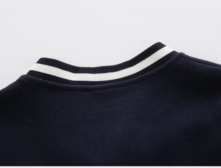 Boy's Button-up V-neck Knit Cardigan - ChoreGirl