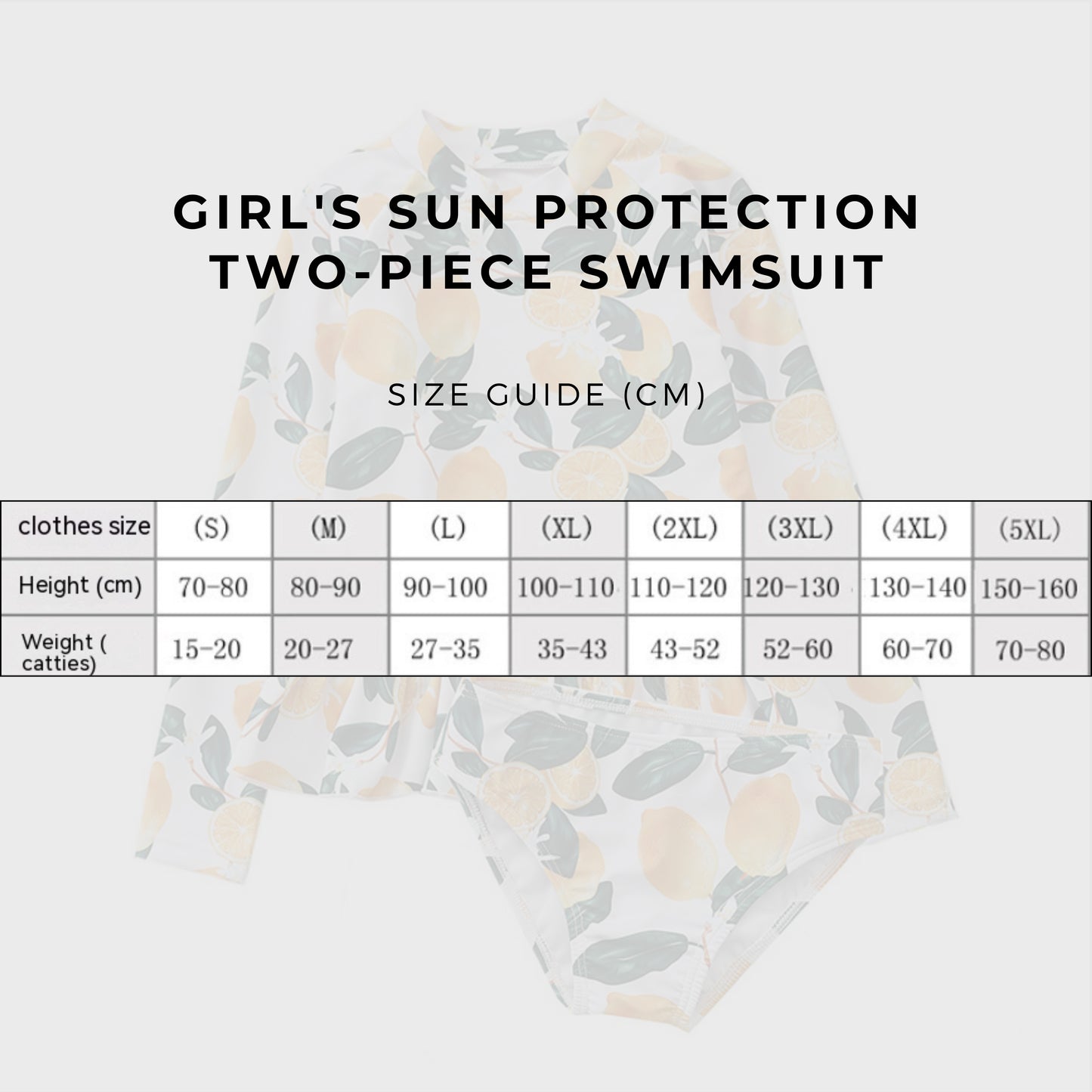 Baby Girl's Sun Protection Two-piece Swimsuit - ChoreGirl