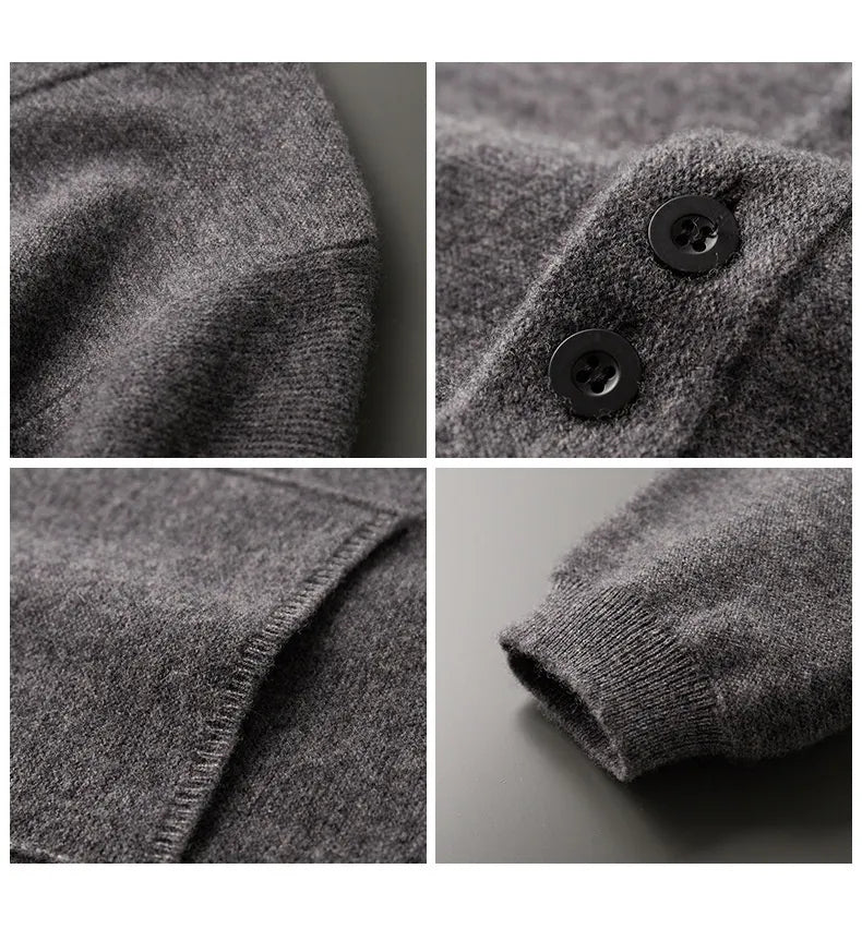 Gray fabric with button details on a neutral background