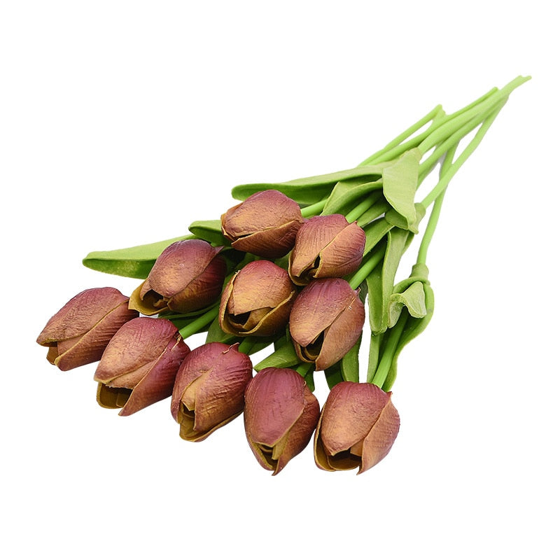 Artificial Tulip Flower Bouquet Decor - ChoreGirl