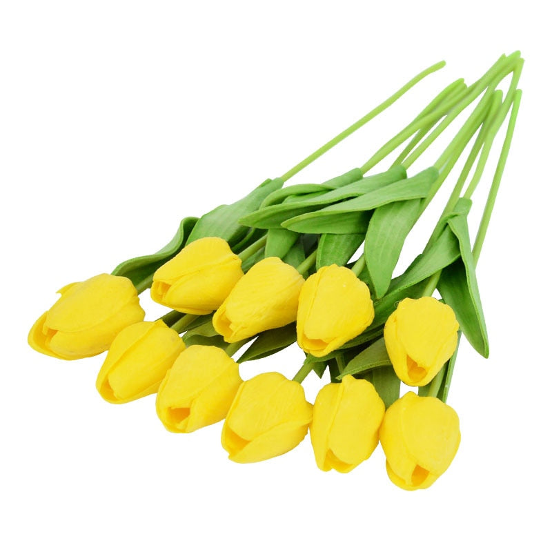Artificial Tulip Flower Bouquet Decor - ChoreGirl