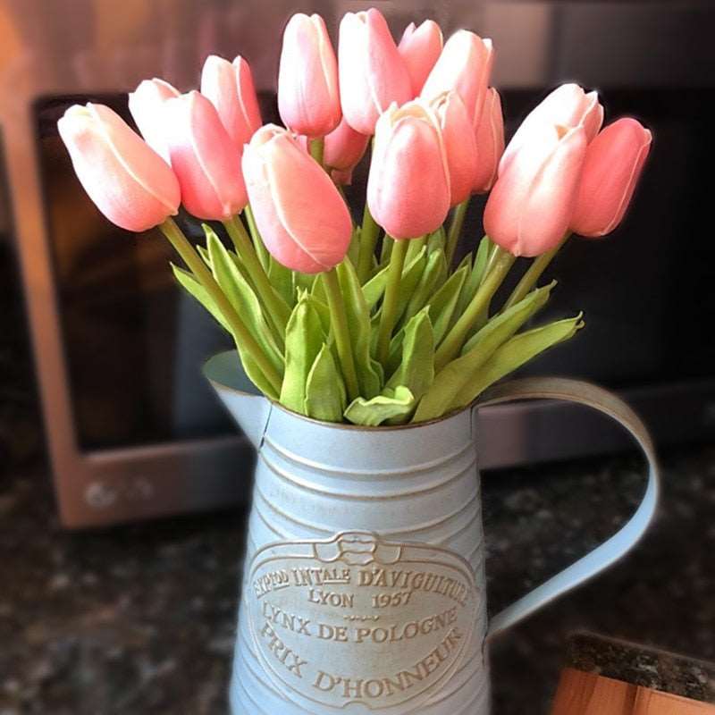 Artificial Tulip Flower Bouquet Decor - ChoreGirl