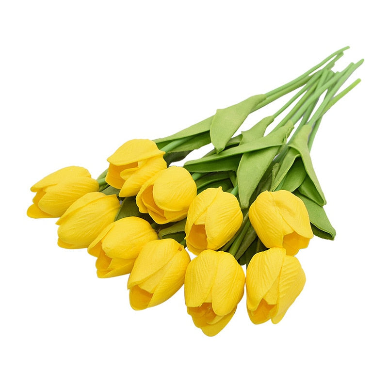 Artificial Tulip Flower Bouquet Decor - ChoreGirl