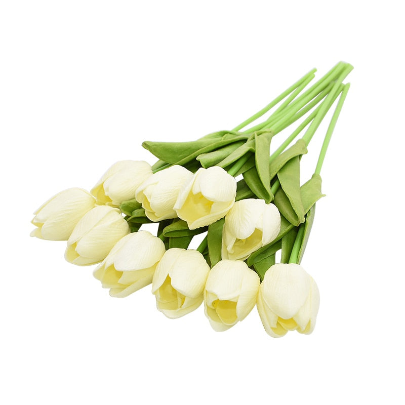 Artificial Tulip Flower Bouquet Decor - ChoreGirl