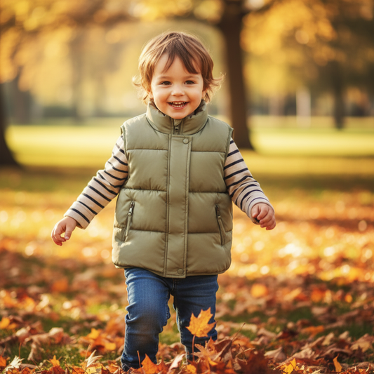 Kids Loose Down Cotton Vest