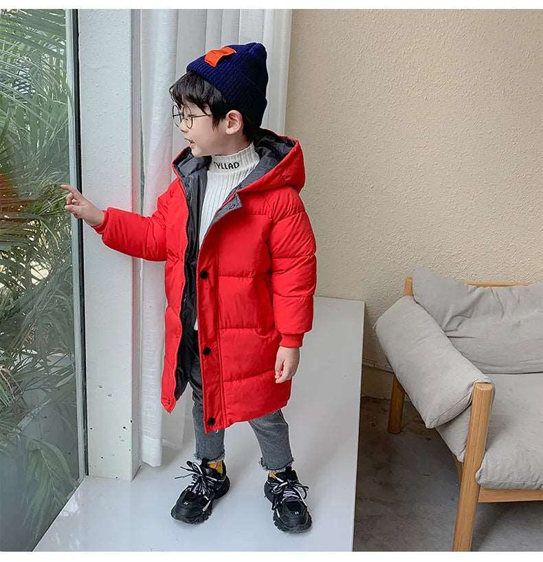 Kids Thickened Warm Padded Jacket - ChoreGirl