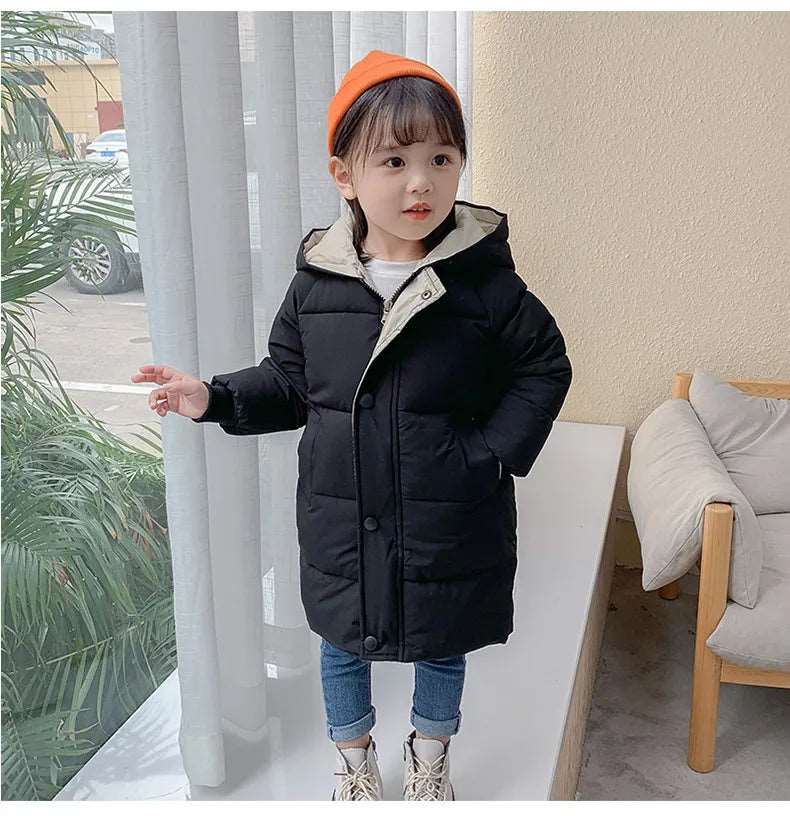 Kids Thickened Warm Padded Jacket - ChoreGirl