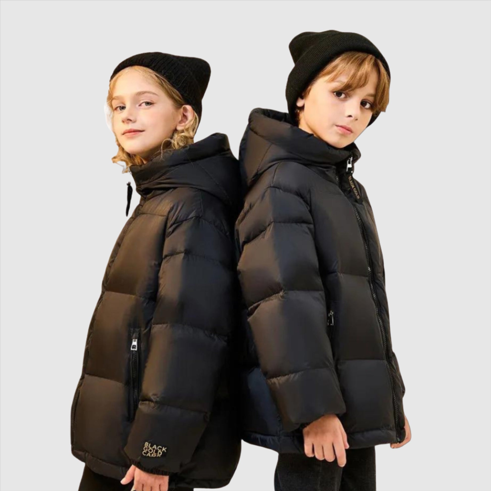 Kids Trendy Warm Down Jacket - ChoreGirl