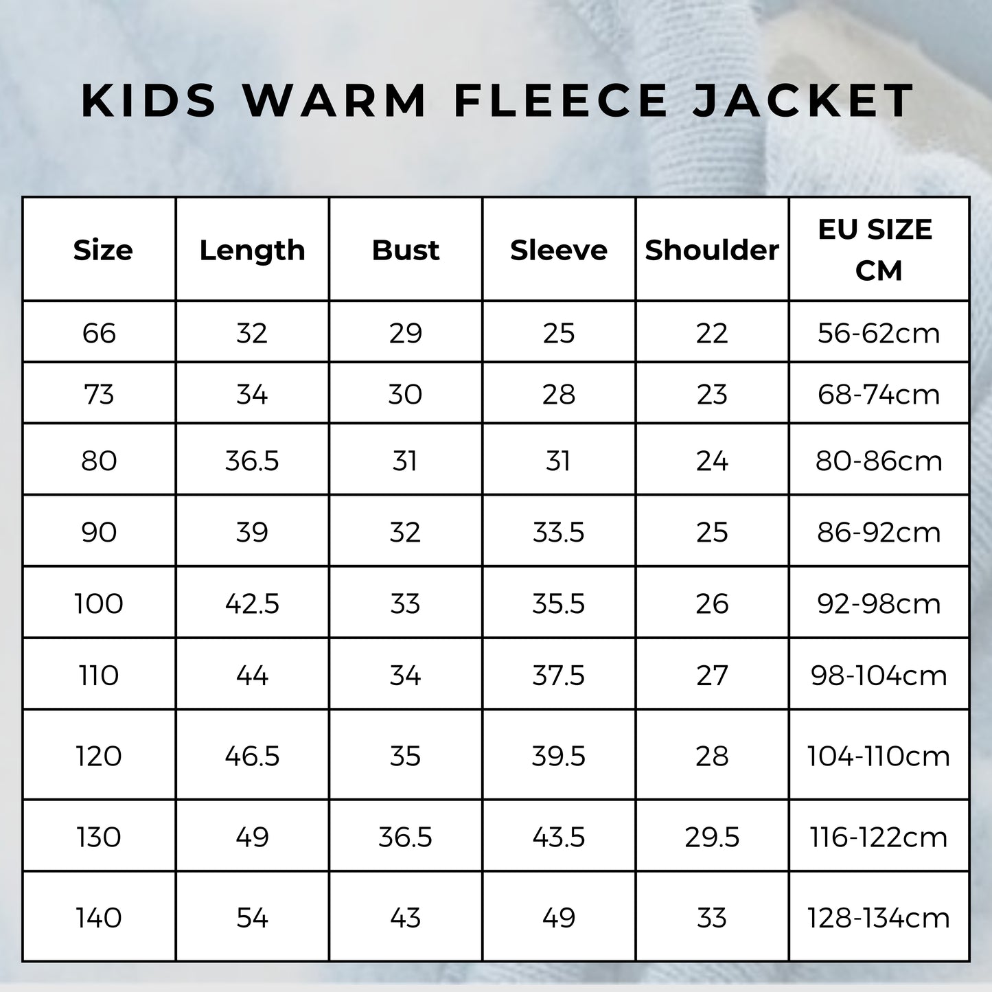 Kids Warm Fleece Jacket - ChoreGirl