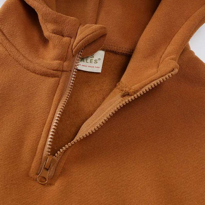 Kids Casual Warm Hoodie and Sweatpants Two Piece Outfit Set - ChoreGirl