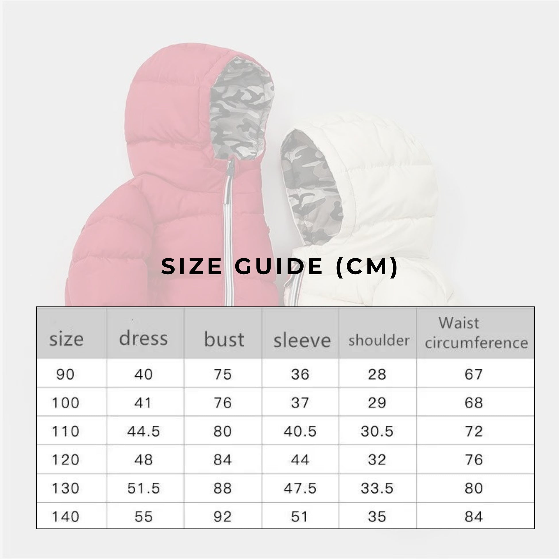 Kids Padded Double-sided Wear Jacket - ChoreGirl
