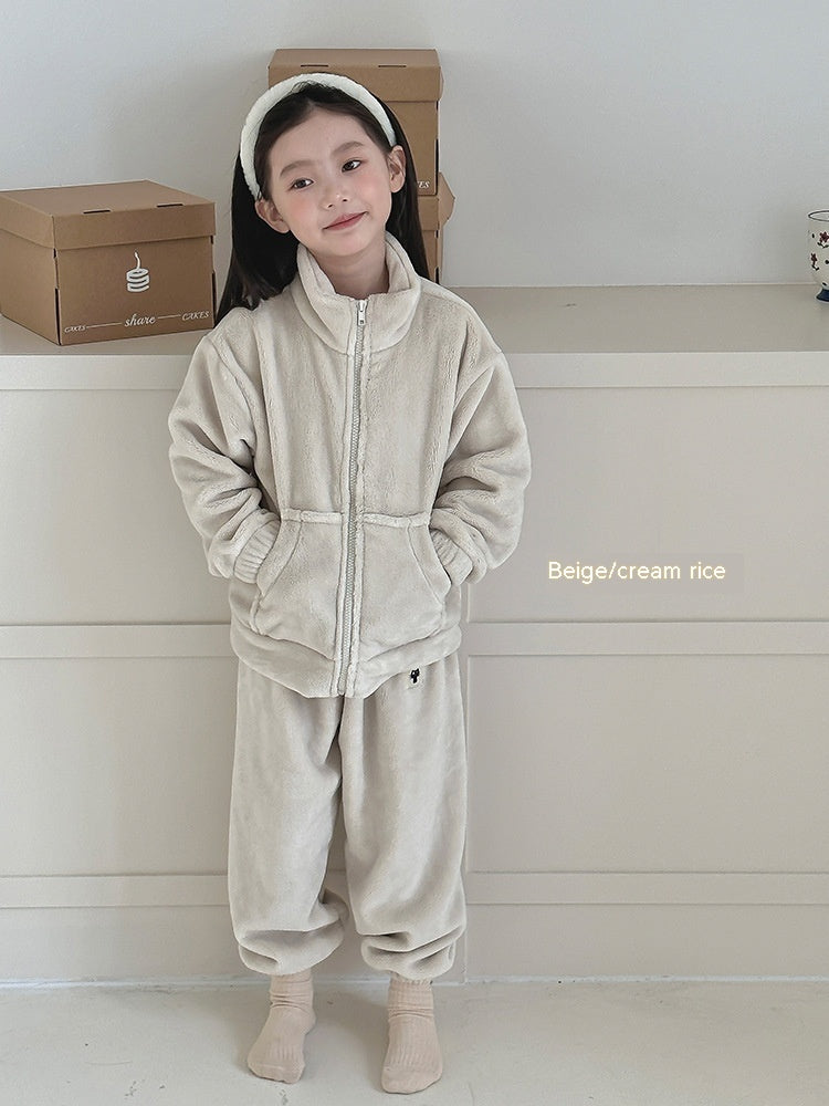 Kids Warm Loungewear Outfit Set - ChoreGirl