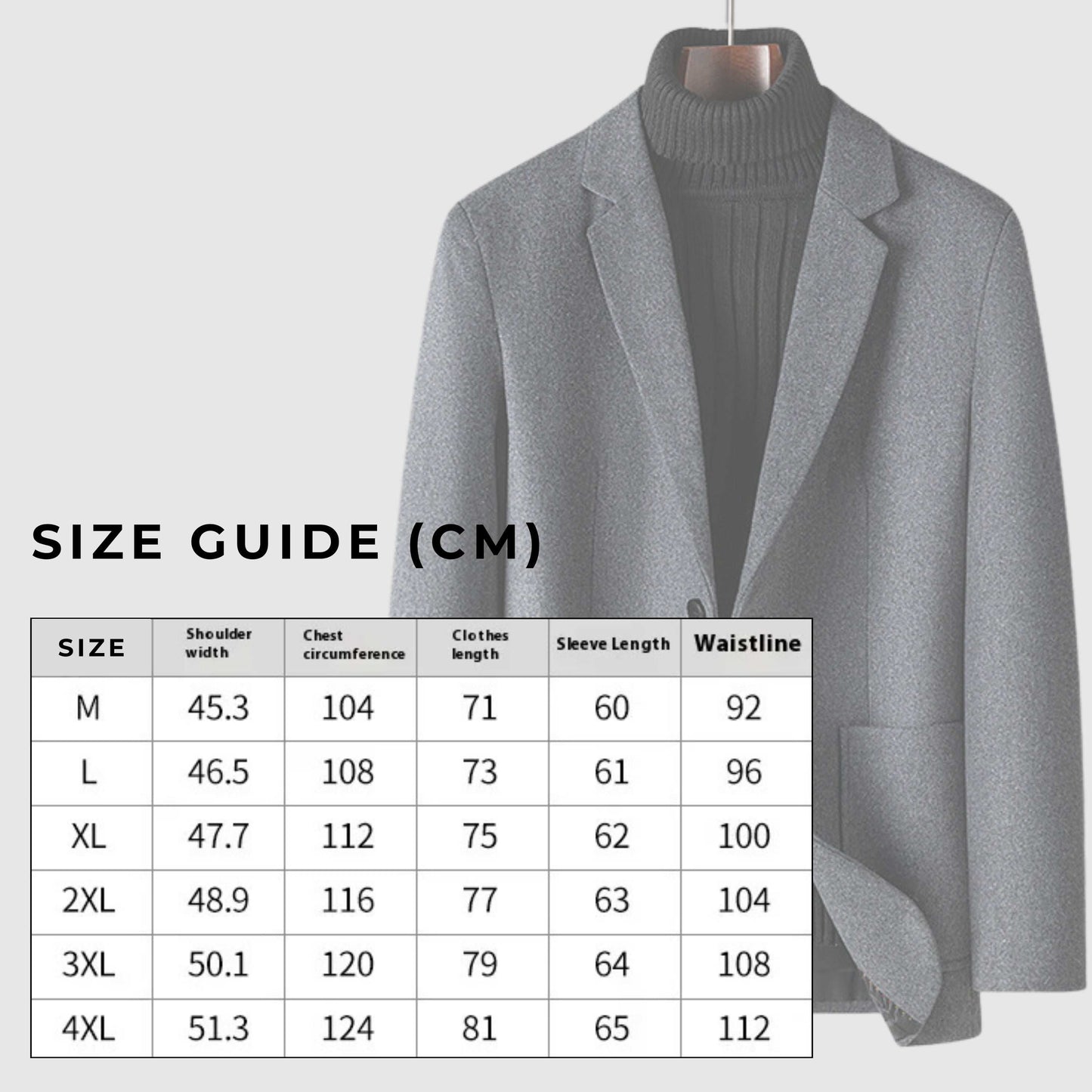 Men's Casual Warm Suit Jacket - ChoreGirl