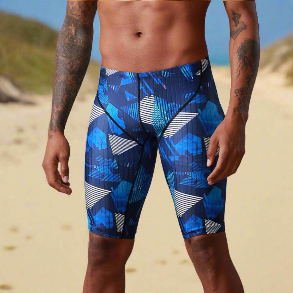 Men's Quick-drying Slim Boxer Swimming Shorts - ChoreGirl