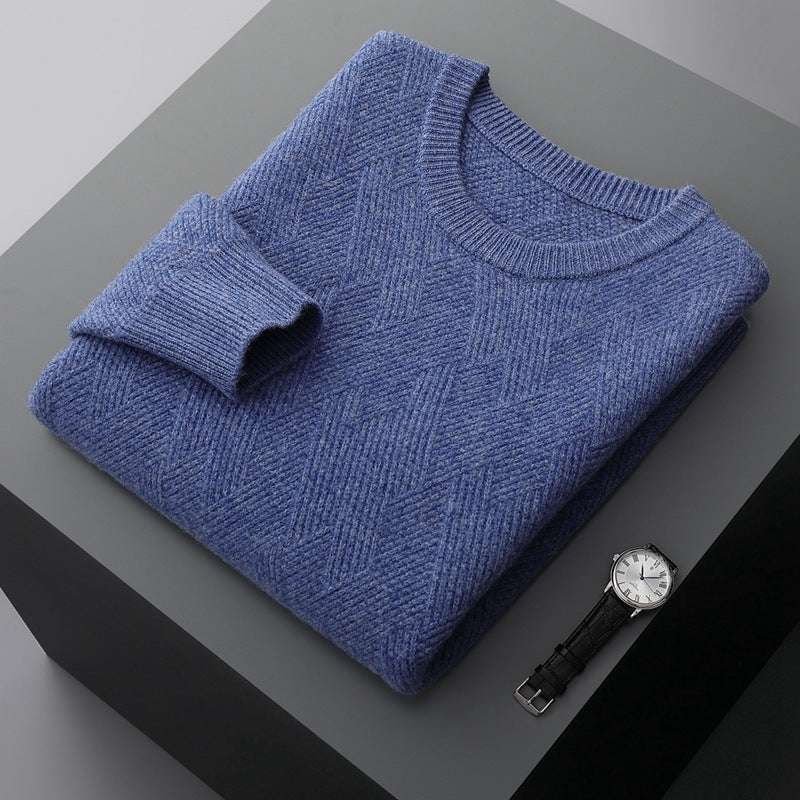 Men's Round-neck Long-sleeved Thin Loose Fit Pullover - ChoreGirl